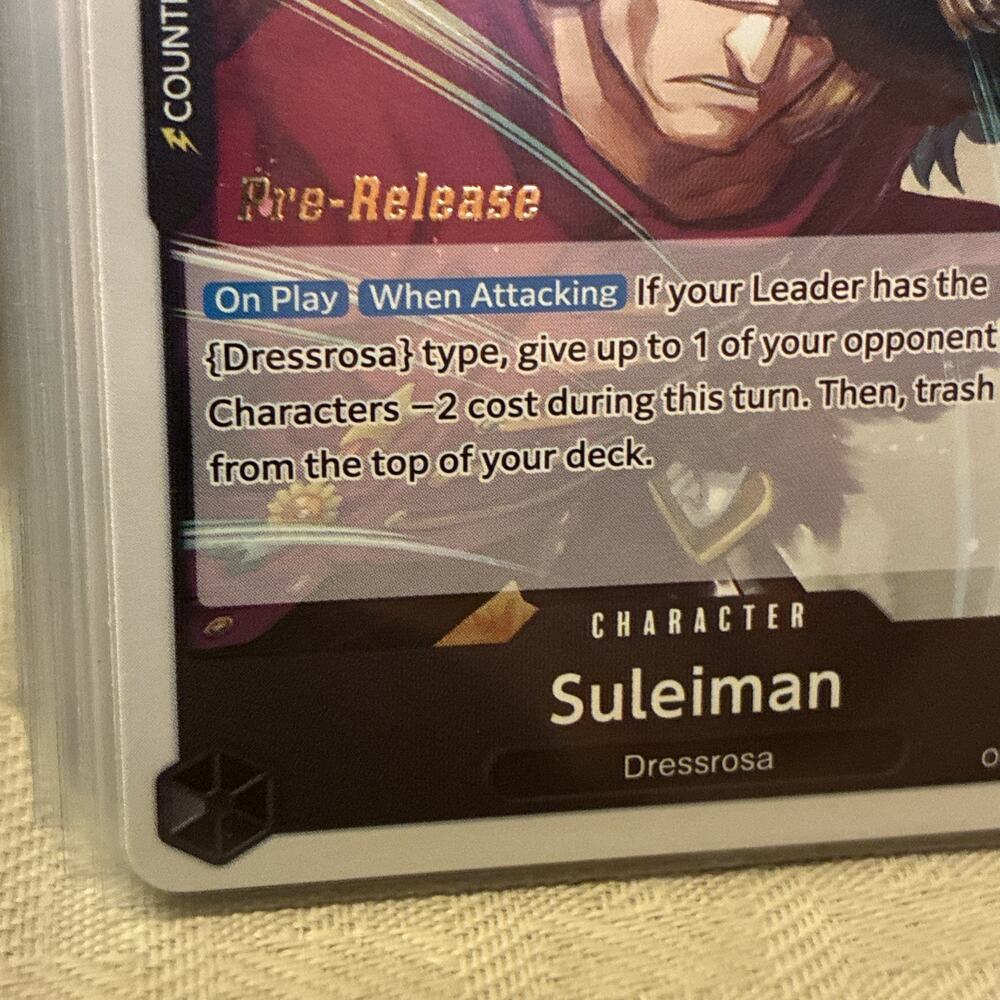 Promo Suleiman OP04-085 (UC) Kingdoms of Intrigue - One Piece TCG CCG - Reg - NM